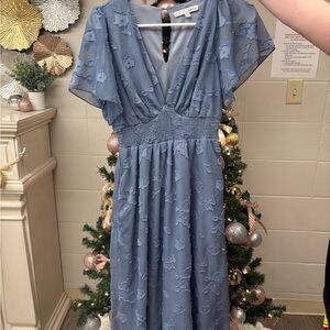 Baltic Born Dusty Blue Maxi Dress